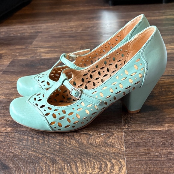 Chelsea Crew Milan Retro Heels, mint - Picture 1 of 10